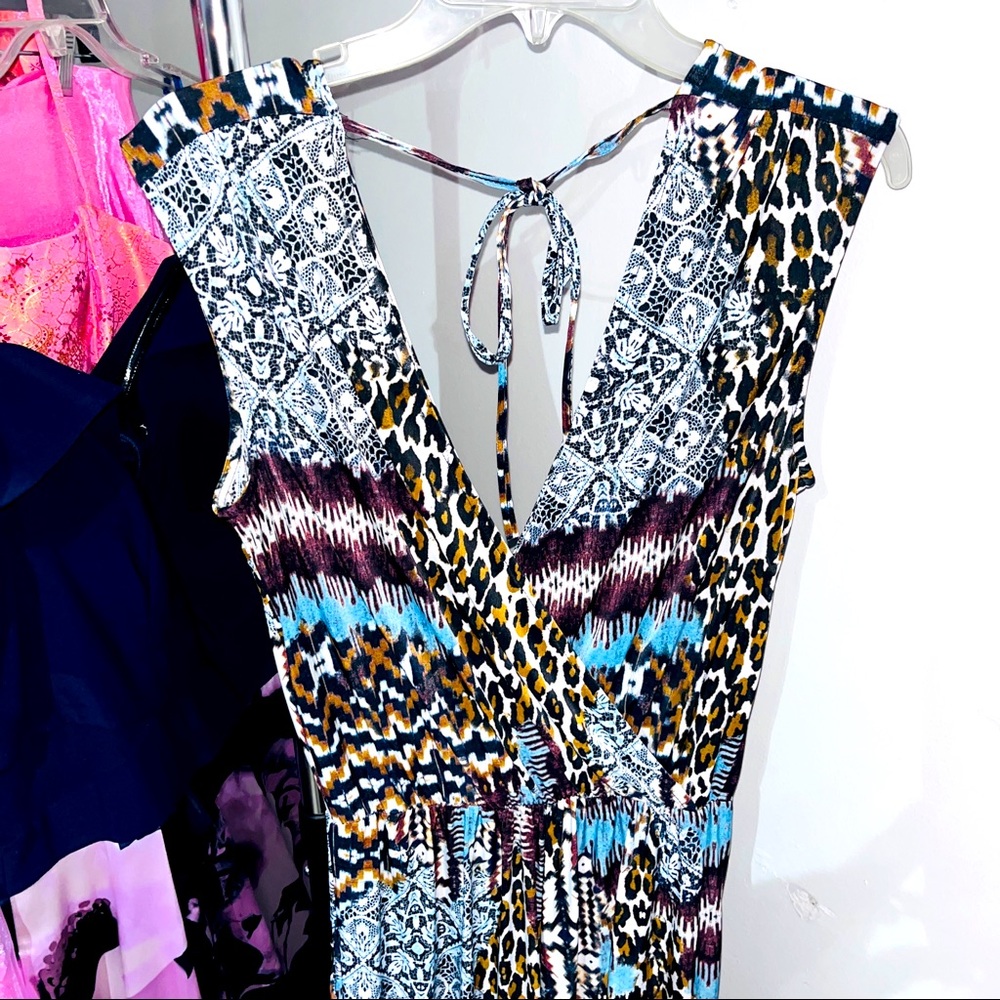 Animal print jumpsuit